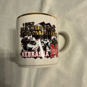 Nebraska Huskers 1997 National Champions Mug - White